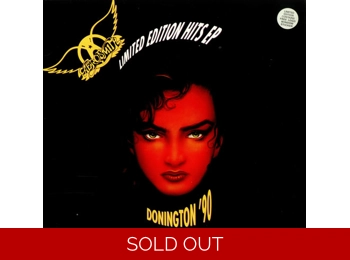 Aerosmith ‎– The Other Side - Donington '90 - UK Limited Edition 4 Track 12" In Gatefold Sleeve c/w Logo Window Sticker